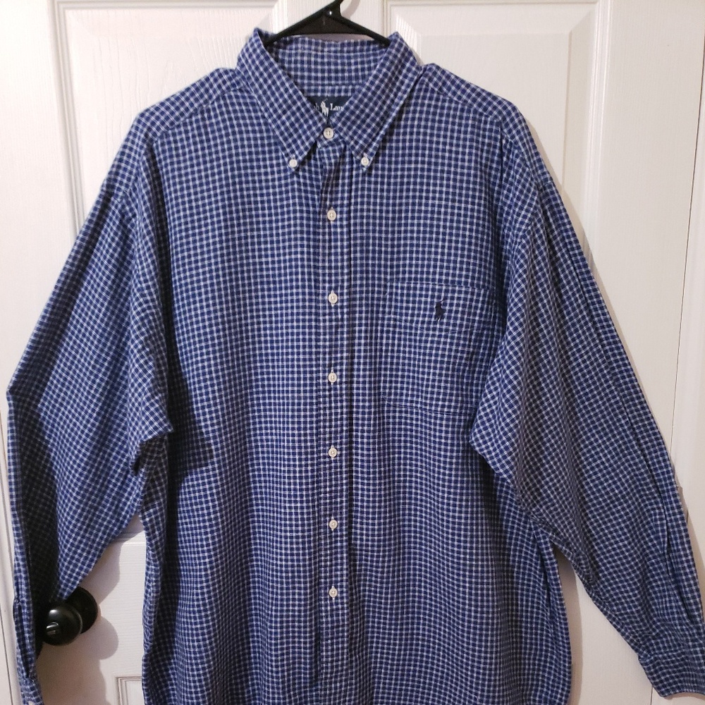 Ralph Lauren XL Men's long sleeve  cotton linen